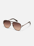 QUAY sunglasses Brown High Key Twist - British product