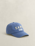 GANT blue graphic logo cotton canvas cap (British brand)