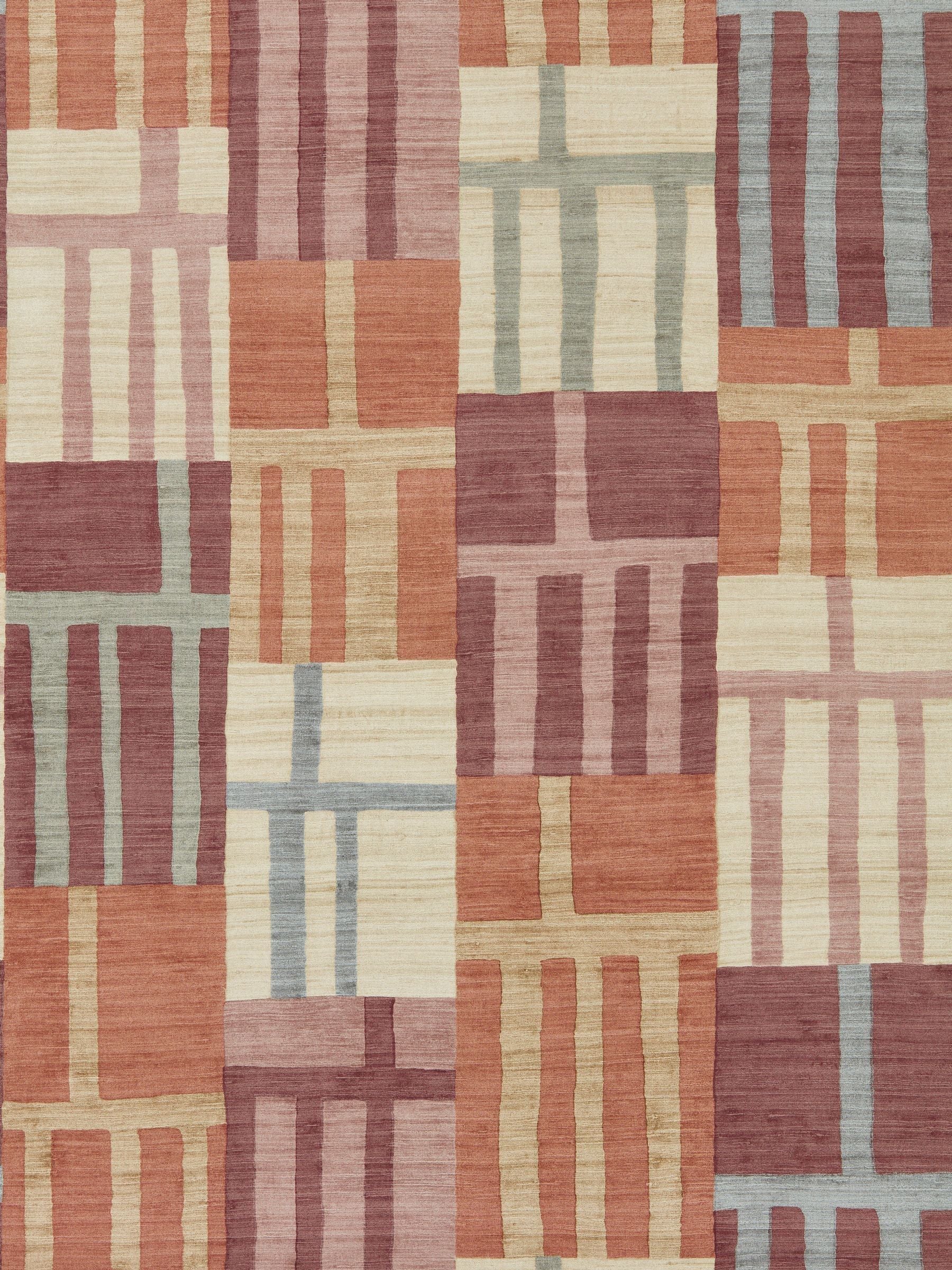Harlequin Monolith wallpaper sample Cinnabar Amber British product