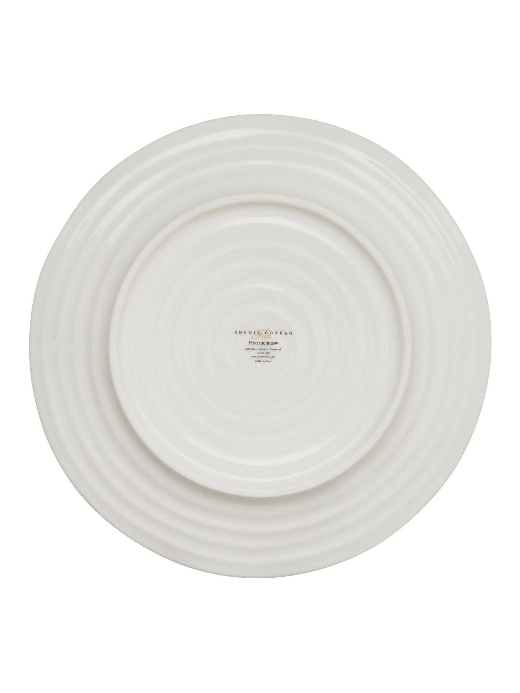 Sophie Conran set of 4 white porcelain side plates 20.5cm (British brand)