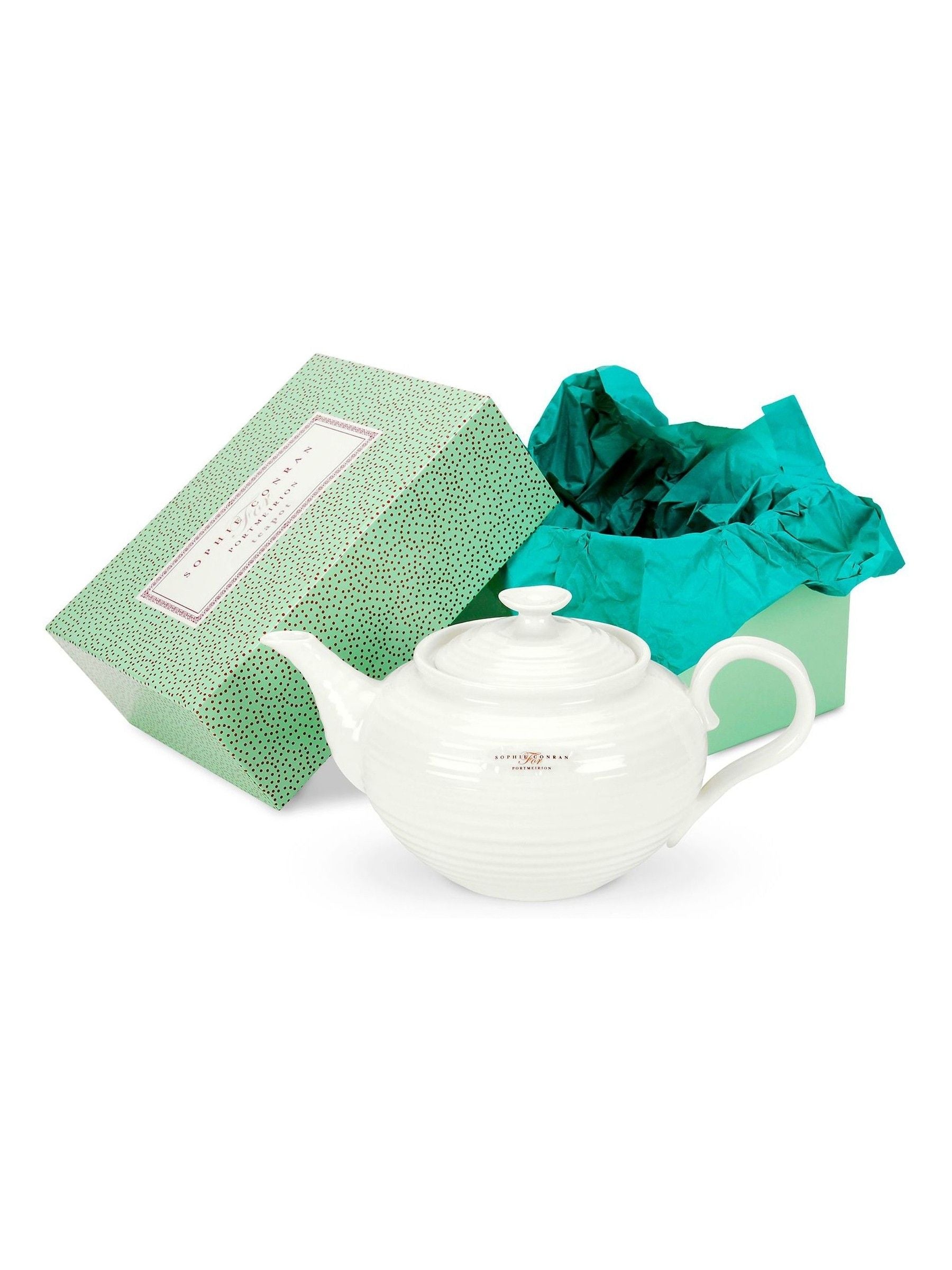 Sophie Conran white porcelain teapot 2 pint (British brand)