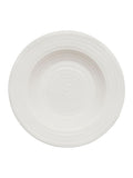 Sophie Conran white porcelain rimmed soup plates set of 4 (British brand)