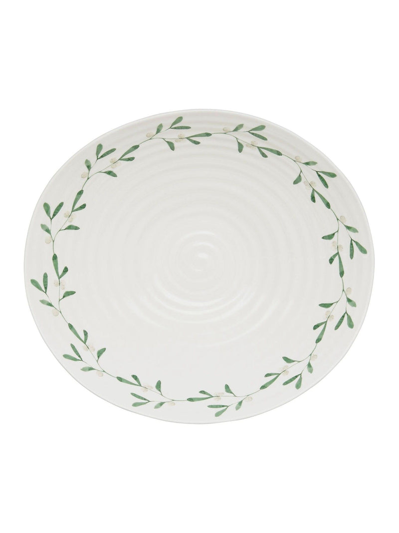 Sophie Conran serving bowl white mistletoe design, UK version