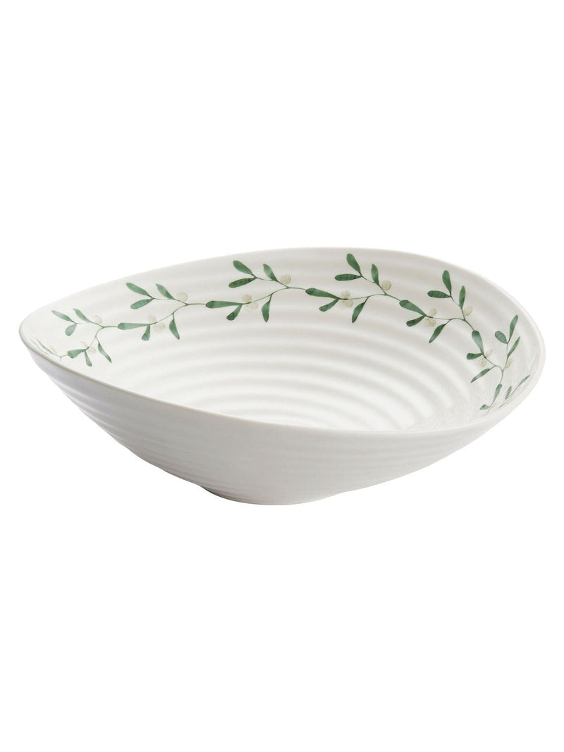 Sophie Conran serving bowl white mistletoe design, UK version