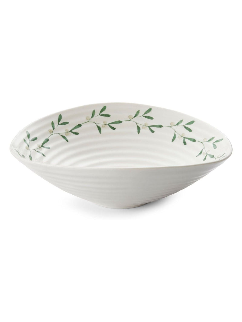 Sophie Conran serving bowl white mistletoe design, UK version