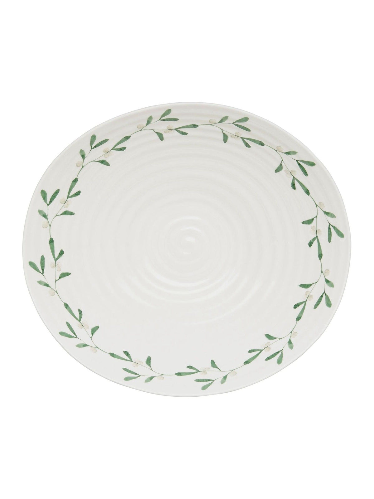 Sophie Conran serving bowl white mistletoe design, UK version