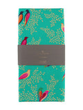 Sara Miller Chelsea Birds cotton table runner 35cm, UK version