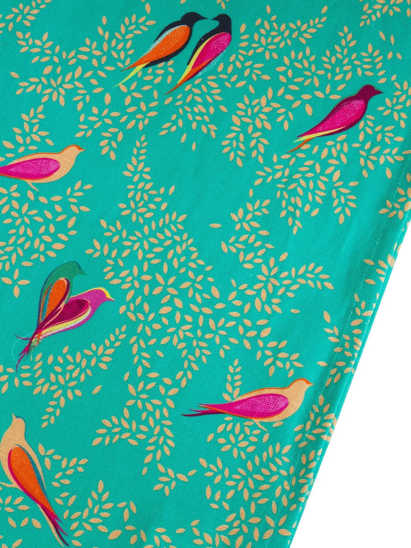 Sara Miller Chelsea Birds cotton table runner 35cm, UK version