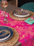 Sara Miller pink Chelsea birds table runner, imported from the UK