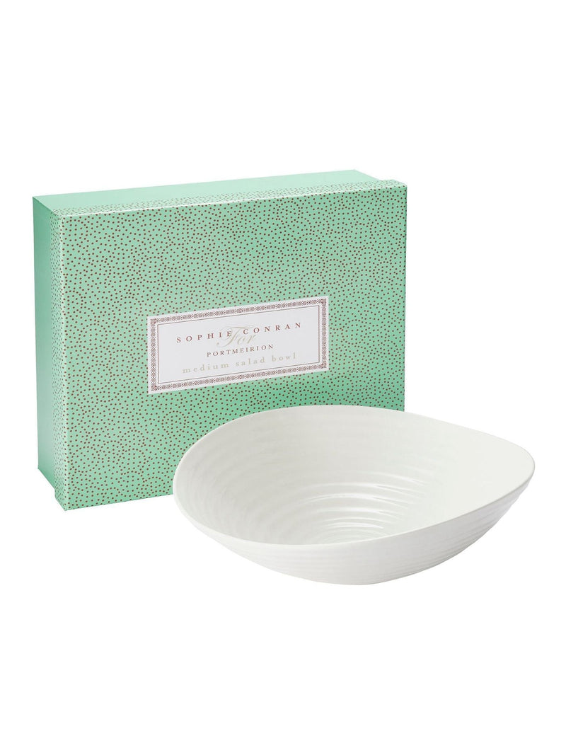 Sophie Conran white porcelain medium salad bowl, UK version