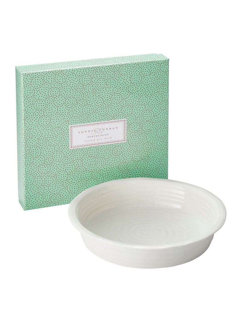 Sophie Conran white porcelain round pie dish (British brand)
