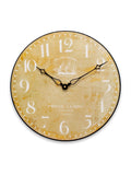 Brookpace Lascelles ship motif wall clock 36cm wood effect - British product