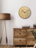 Brookpace Lascelles ship motif wall clock 36cm wood effect - British product