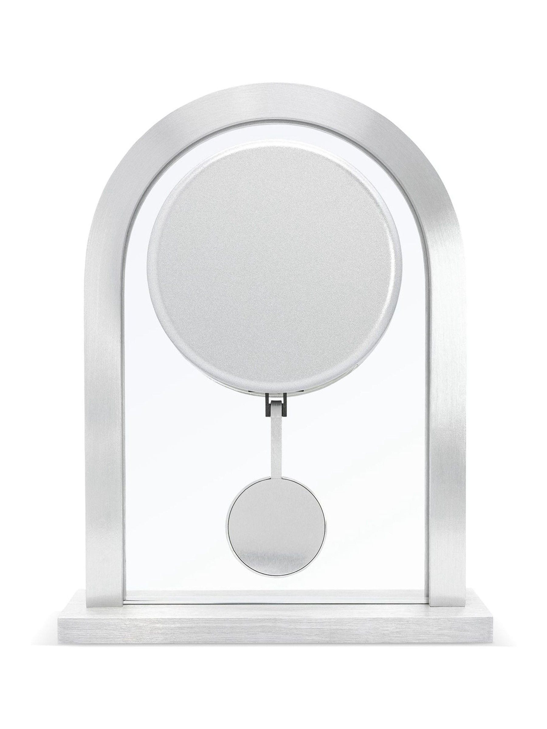 Acctim Clocks silver Bathgate table clock small - British product