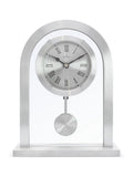 Acctim Clocks silver Bathgate table clock small - British product
