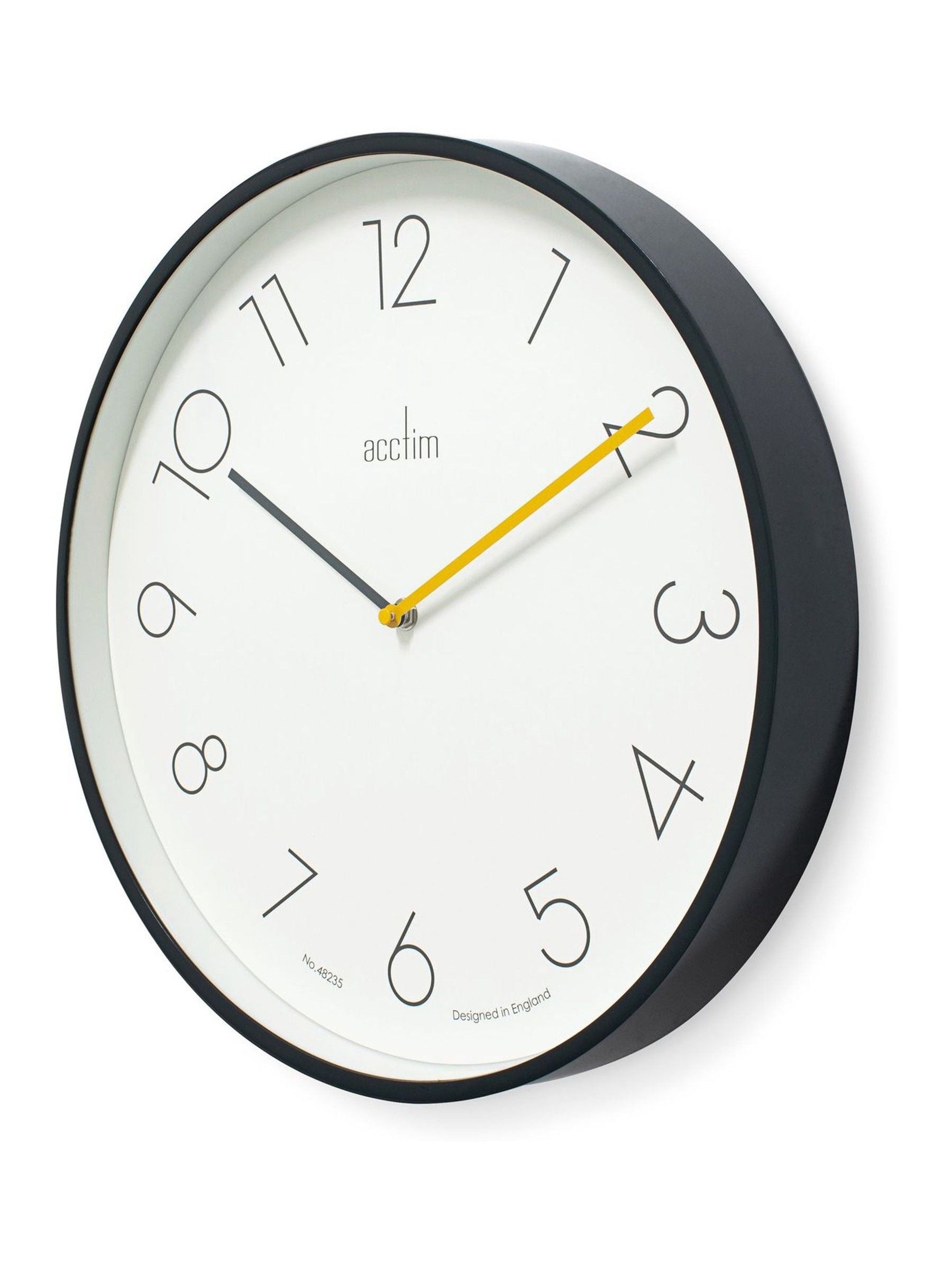 Acctim Clocks Volcano Kista wall clock 40cm, imported from the UK