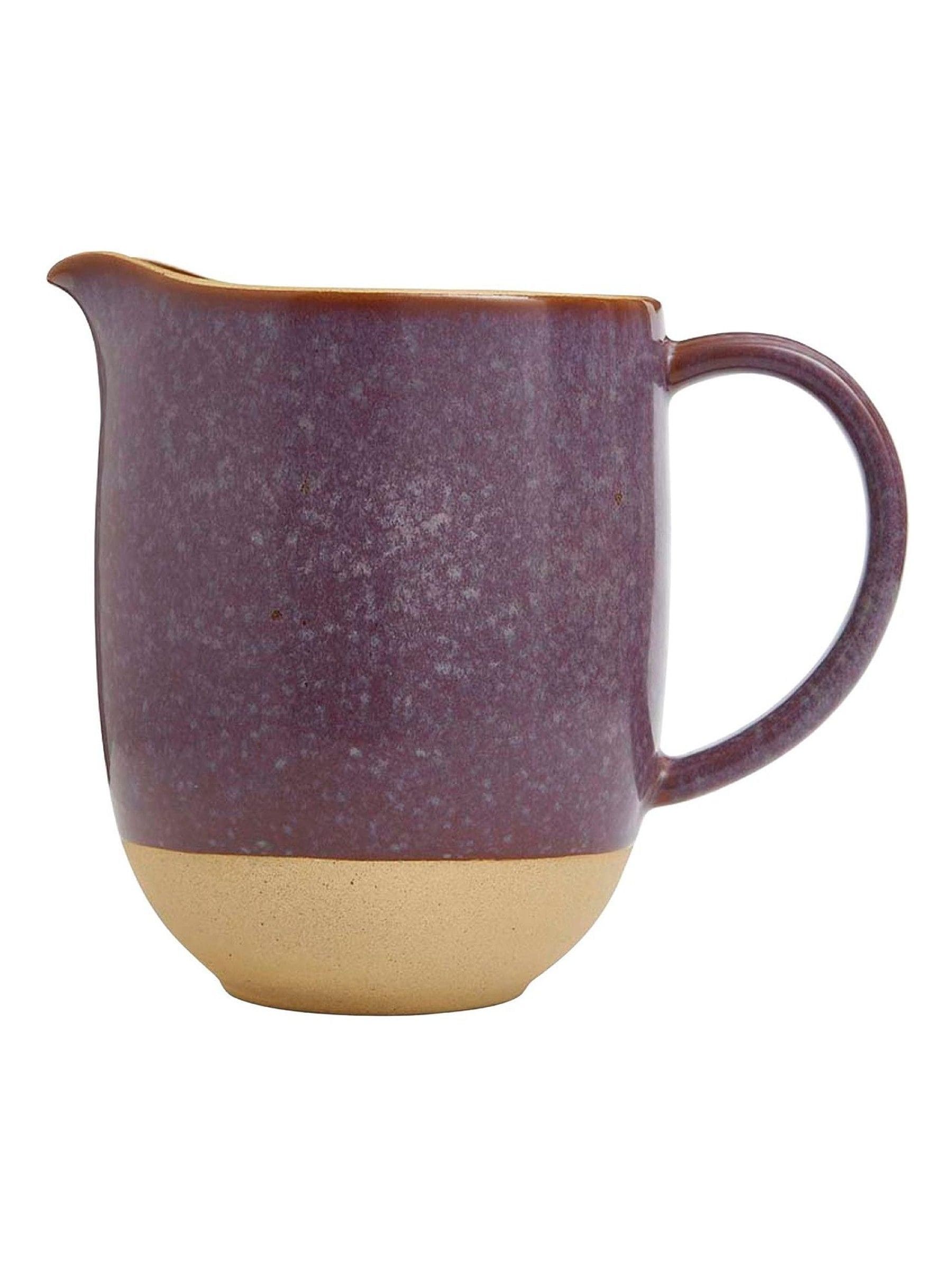 Portmeirion Amethyst stoneware jug 17cm (British brand)
