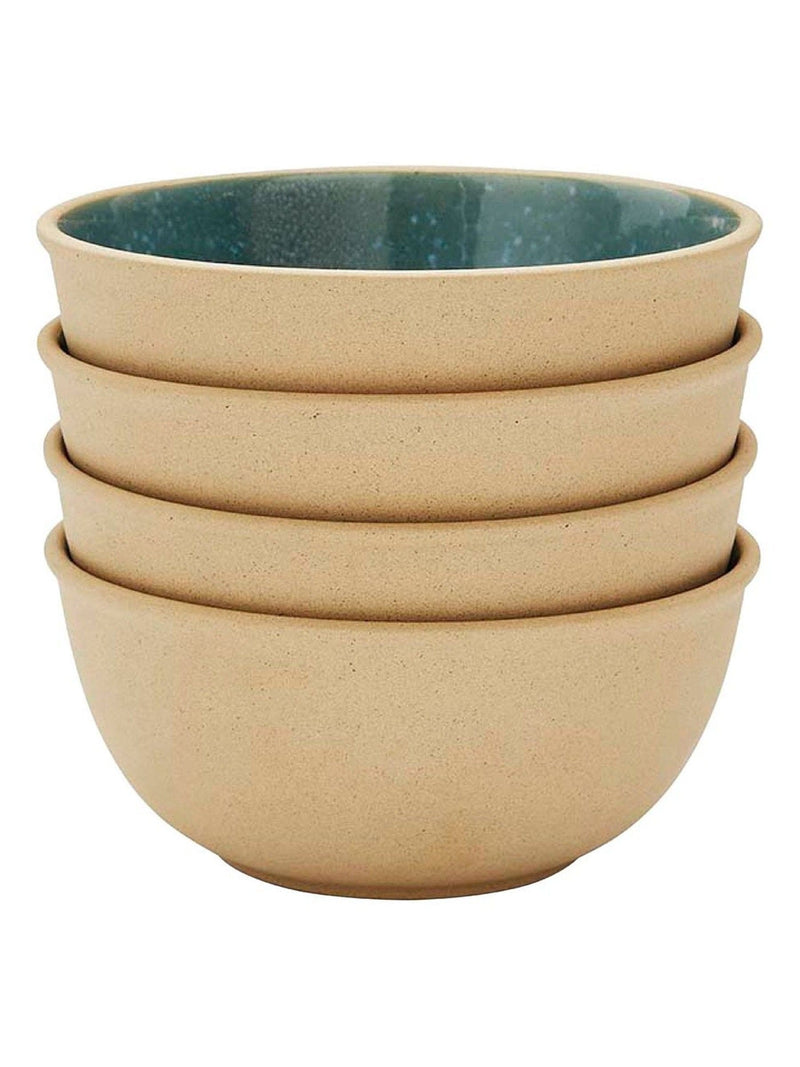 Portmeirion jade mineral stoneware bowls set of 4 medium, UK version
