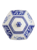 Spode Blue Italian Floral vase 39.5cm, imported from the UK
