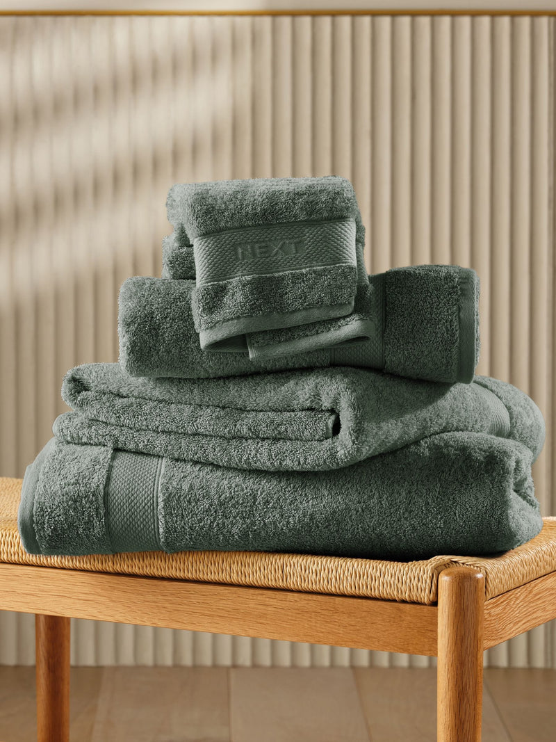 Green Forest Egyptian Cotton Towel