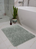 My Rug green shaggy bathmat with non-slip backing, UK version