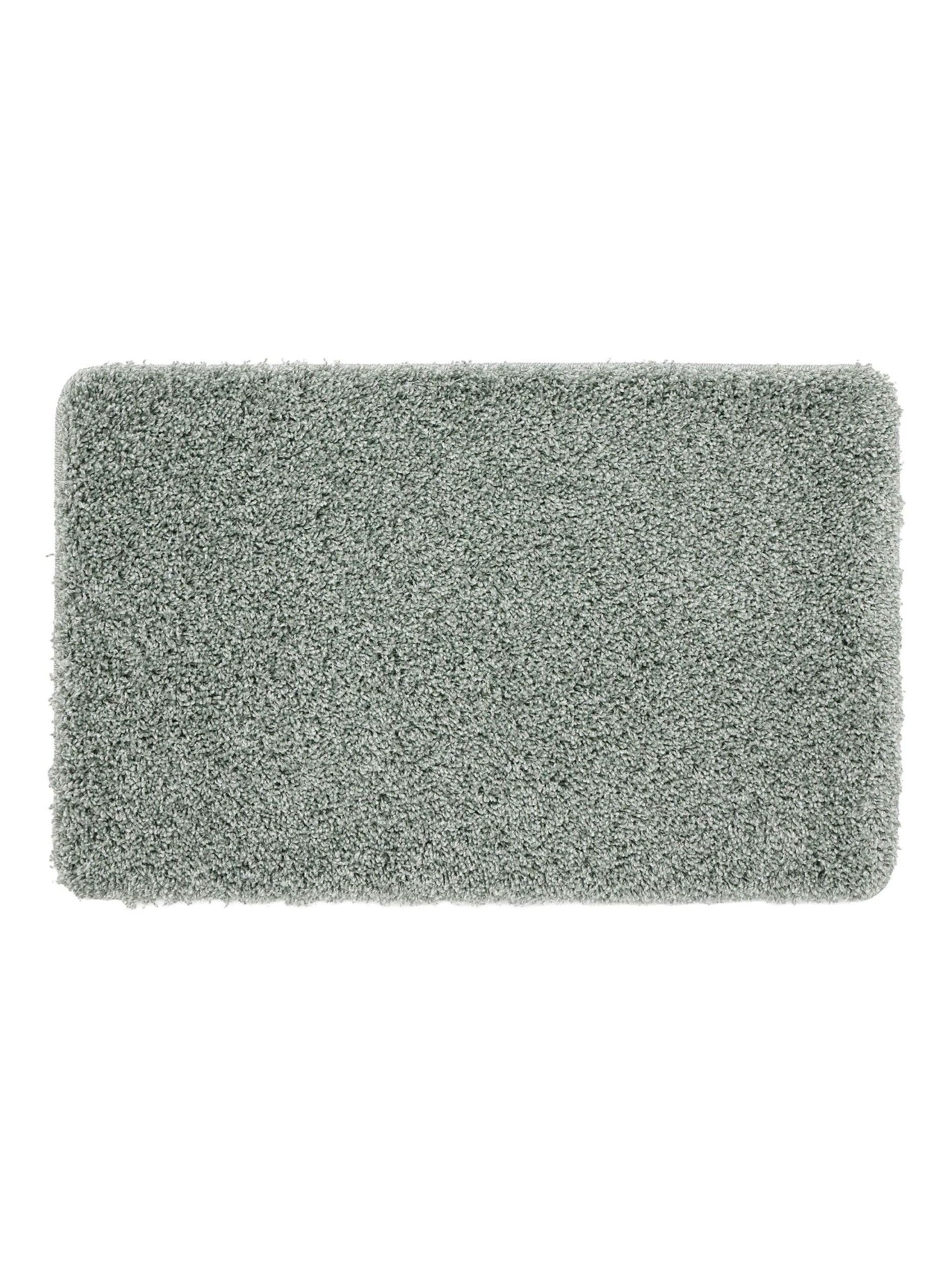My Rug green shaggy bathmat with non-slip backing, UK version