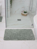 My Rug green shaggy bathmat with non-slip backing, UK version