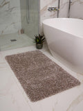 My Rug Beige Shaggy Bathmat Runner 120cm x 67cm