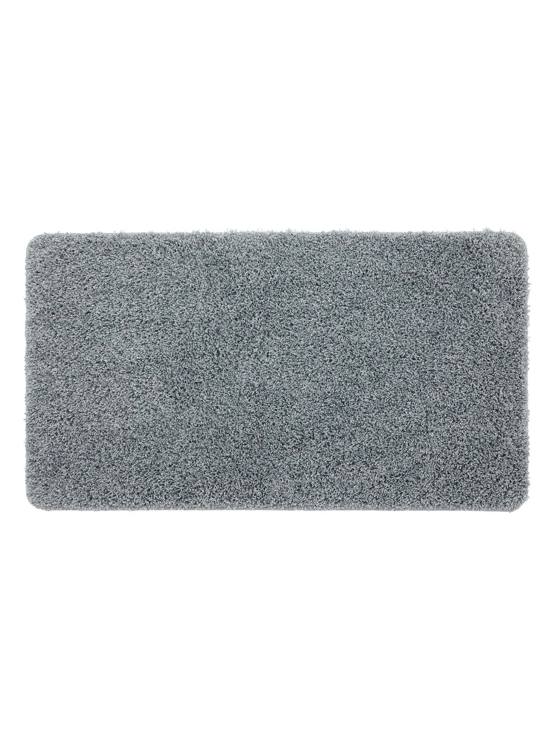 My Rug blue shaggy bathmat runner - British product