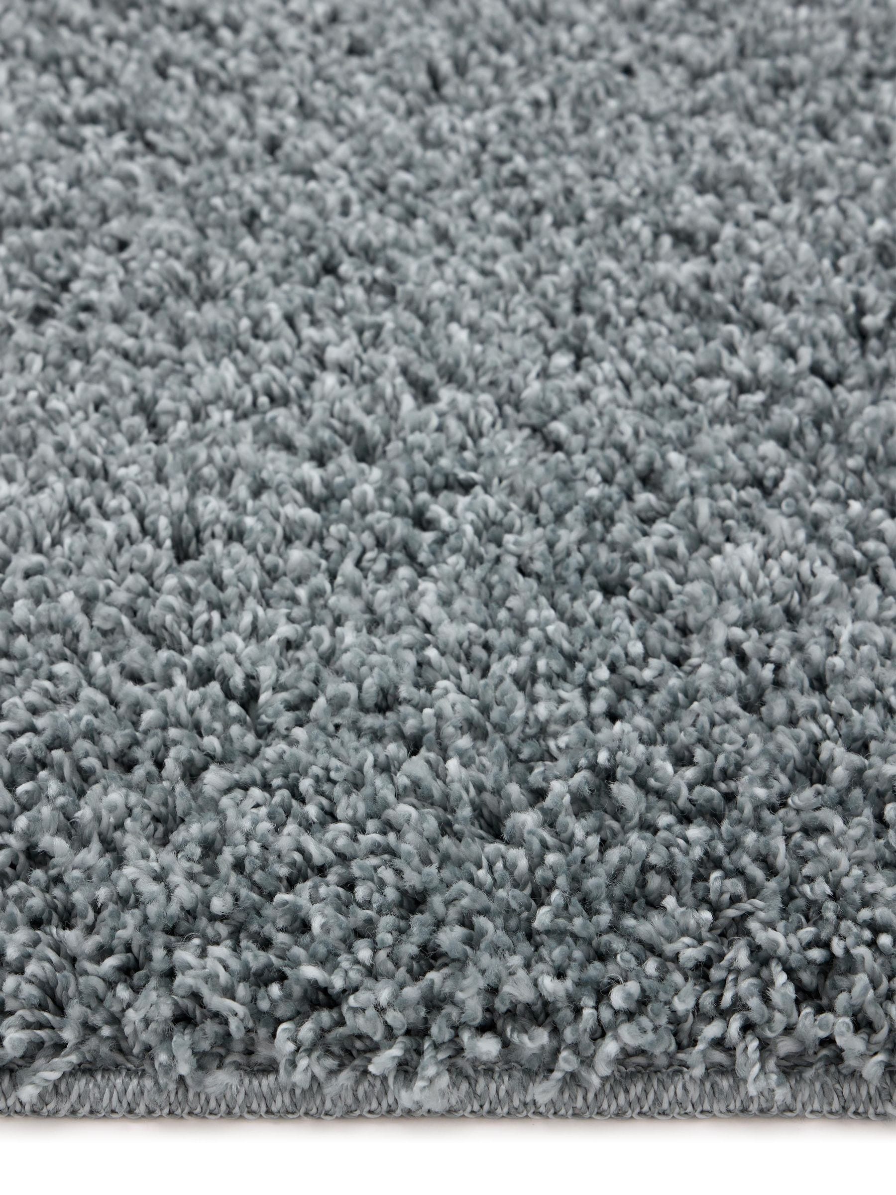 My Rug blue shaggy bathmat runner - British product