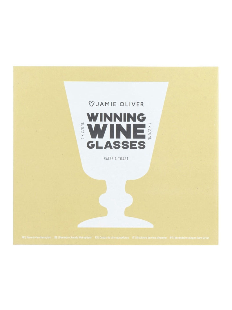 Jamie Oliver Big Love wine glasses set of 4 270ml (British brand)