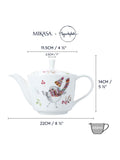 Mikasa Robin fine china teapot 650ml (British brand)