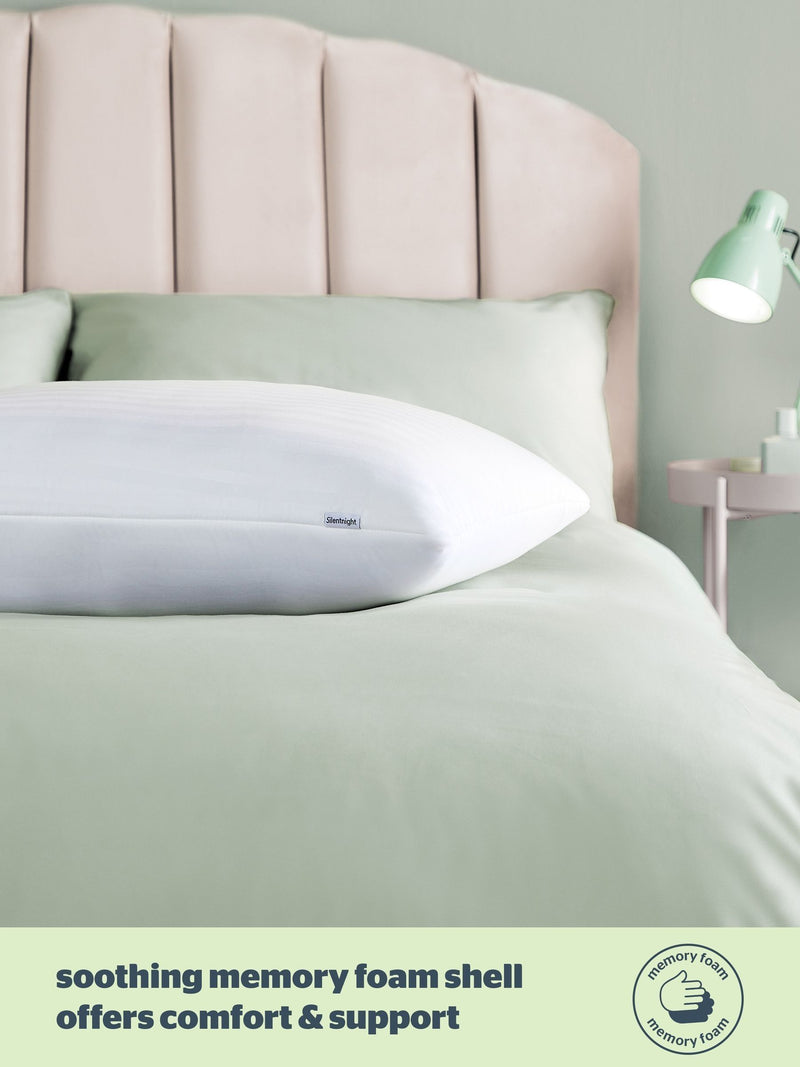 Silentnight 2 pack anti allergy memory foam pillows, imported from the UK