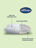 Silentnight 2 pack anti allergy memory foam pillows, imported from the UK