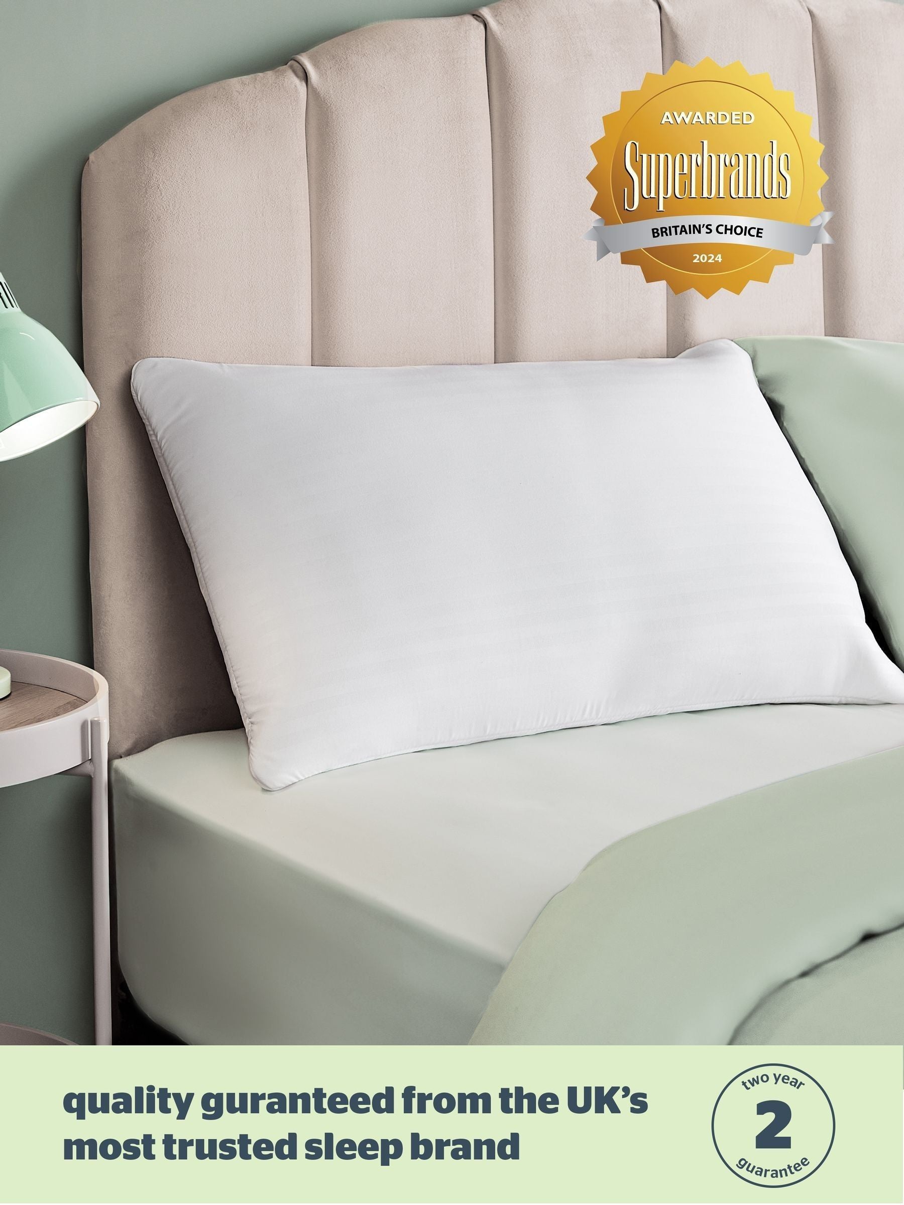 Silentnight 2 pack anti allergy memory foam pillows, imported from the UK