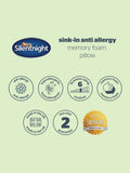 Silentnight 2 pack anti allergy memory foam pillows, imported from the UK