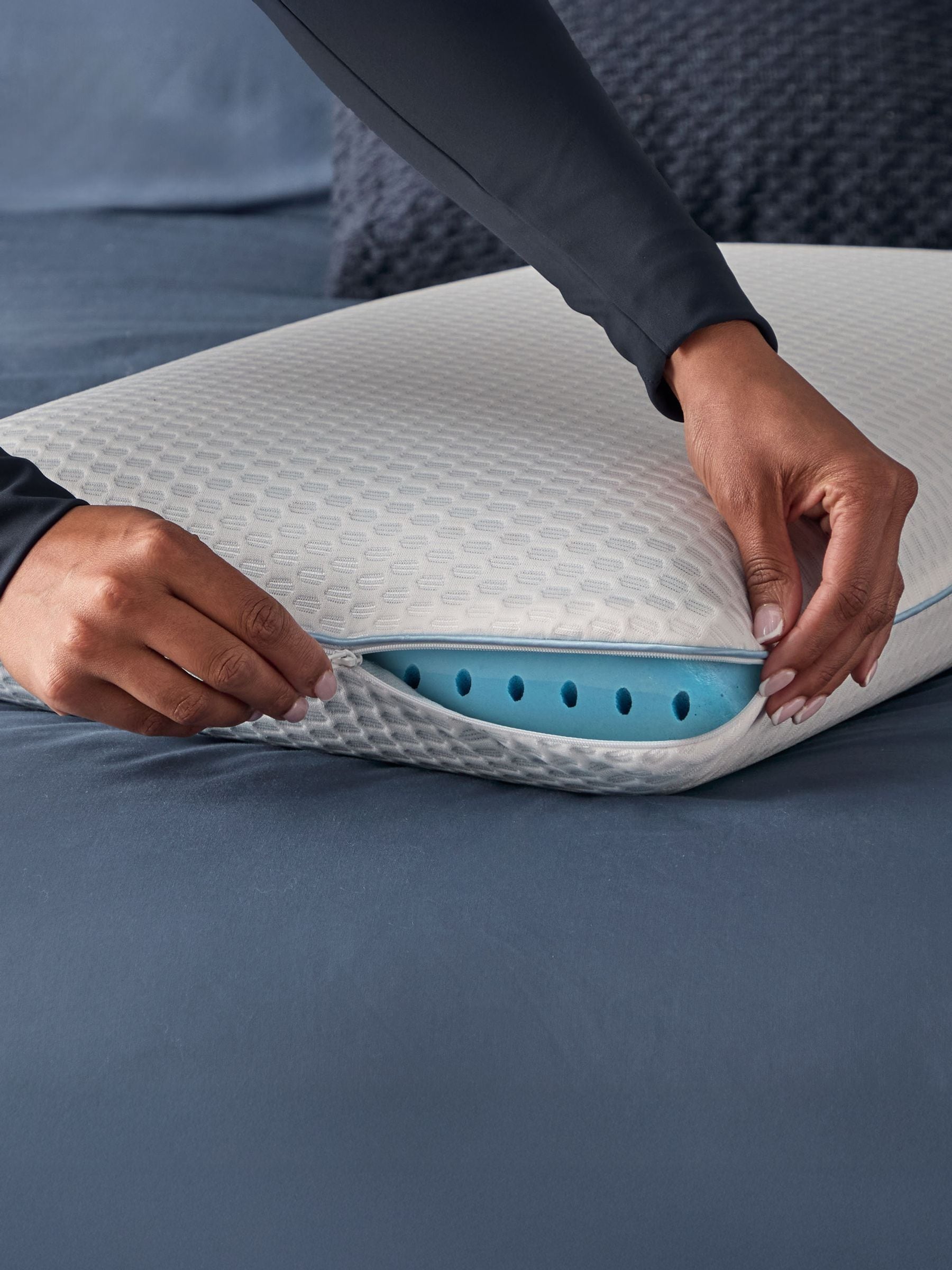 Silentnight Impress cooling memory foam pillow, imported from the UK