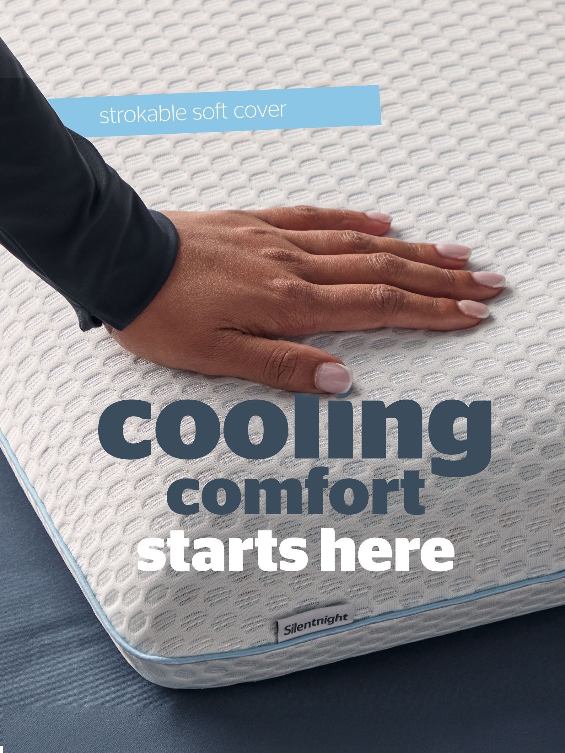 Silentnight Impress cooling memory foam pillow, imported from the UK