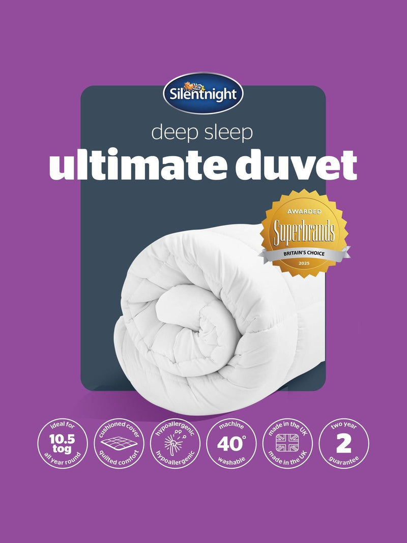 Silentnight Ultimate Deep Sleep Duvet 10.5 Tog, imported from the UK
