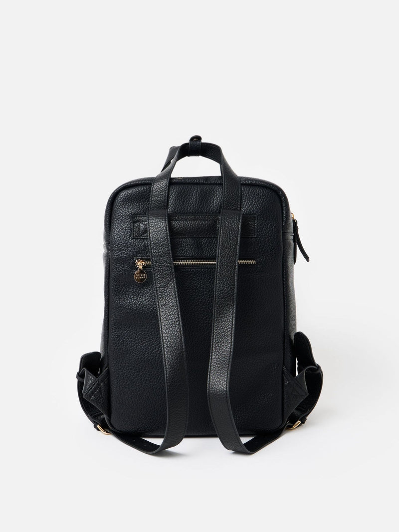 Oliver Bonas Mami black laptop backpack - British product