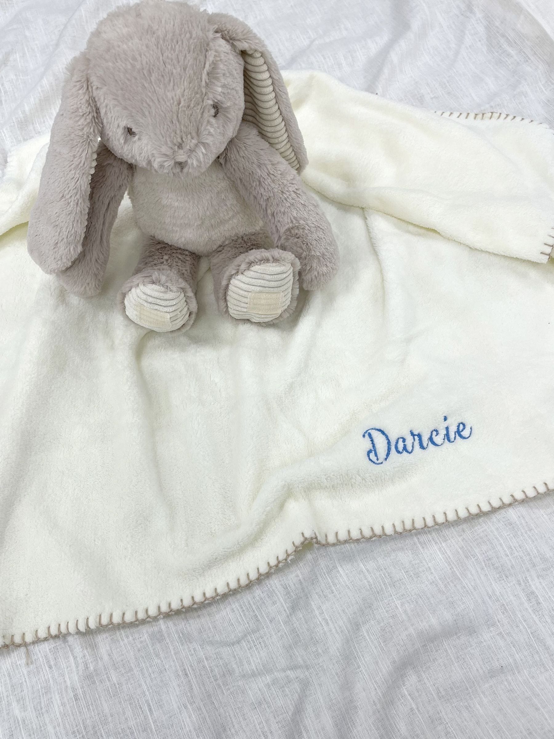Solesmith personalised bunny blanket set, UK version
