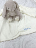 Solesmith personalised bunny blanket set, UK version