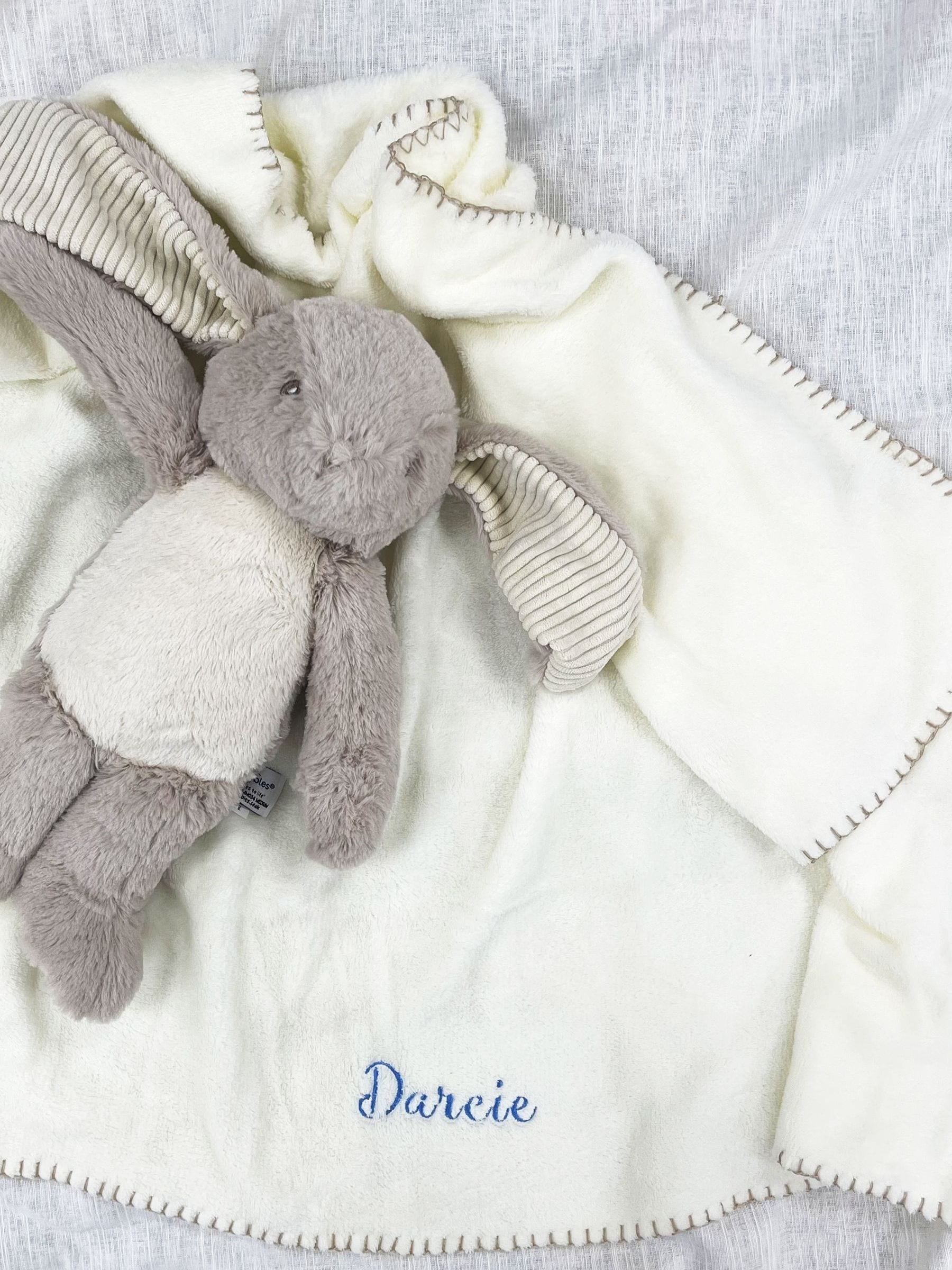 Solesmith personalised bunny blanket set, UK version
