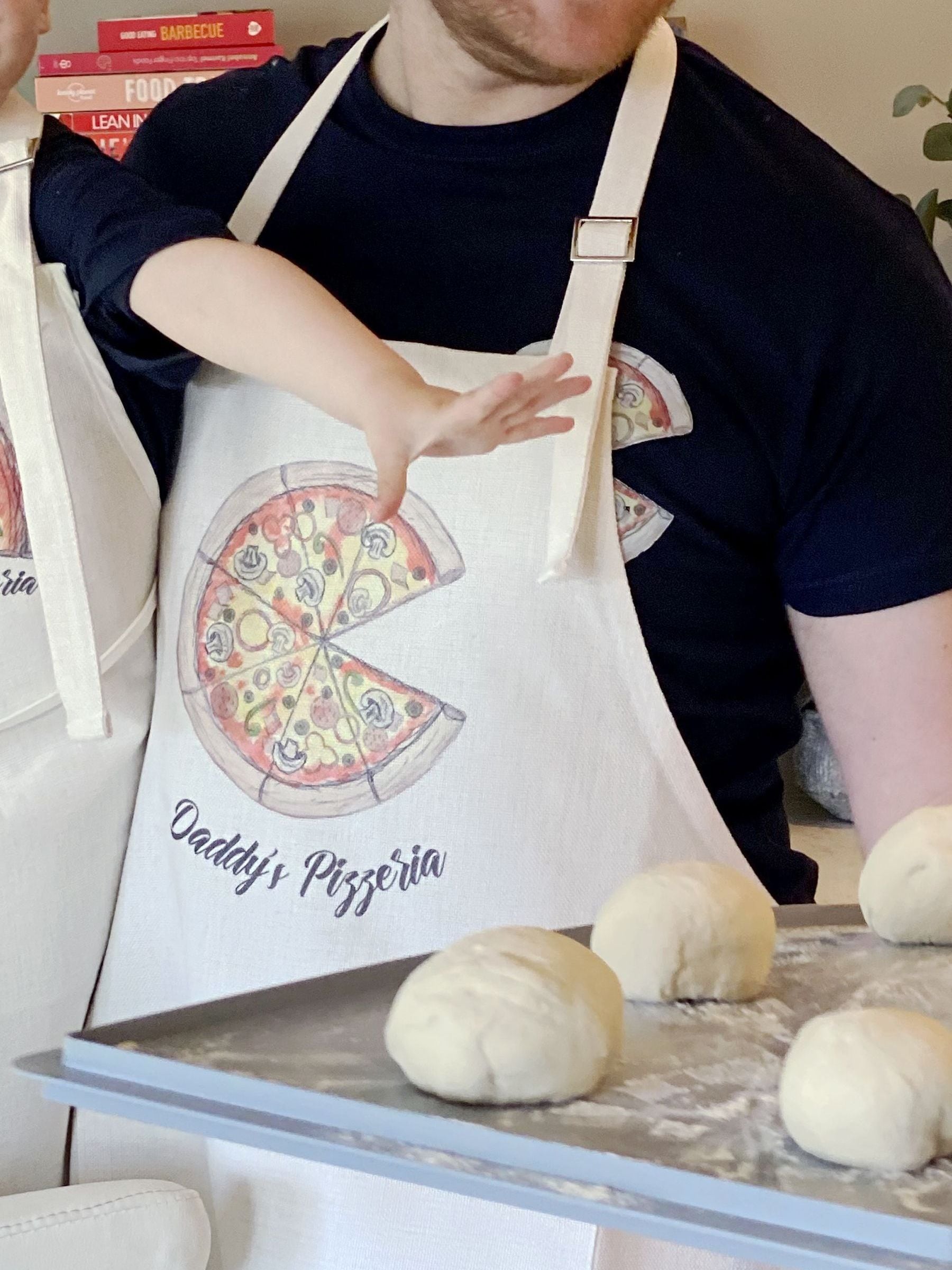 Solesmith personalised pizza apron adult one size, imported from the UK
