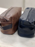 Solesmith monogrammed wash bag, imported from the UK