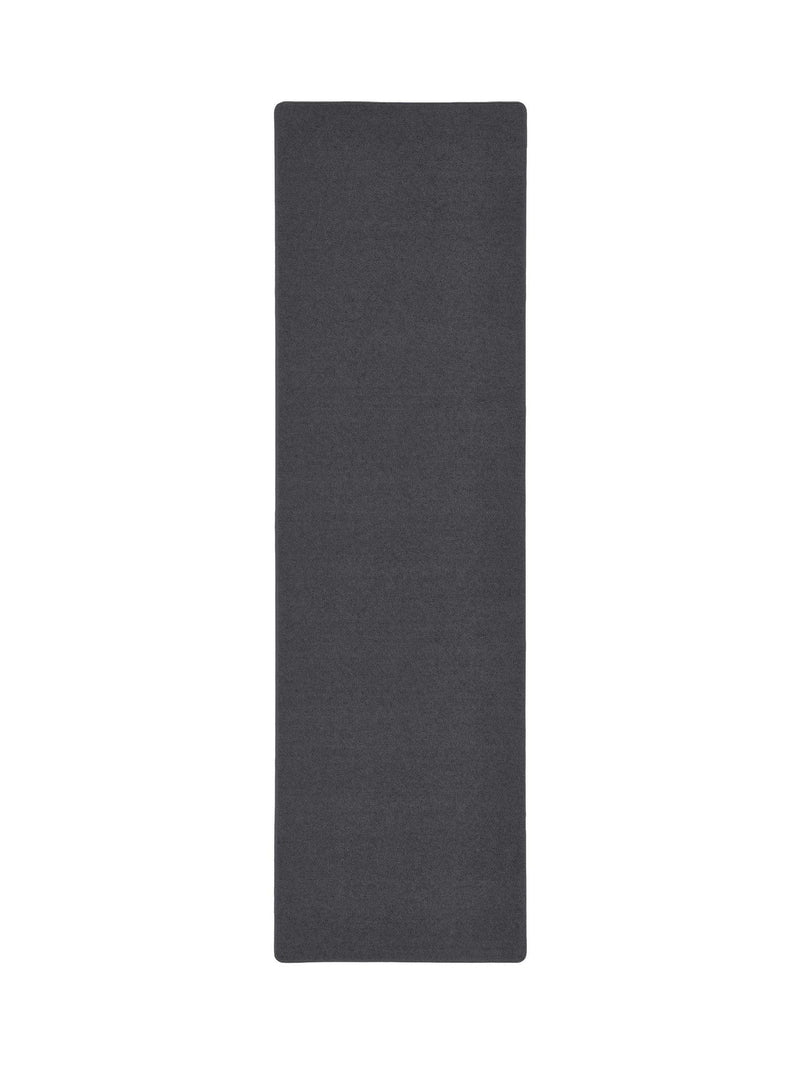 Hug Rug charcoal runner rug 67x230cm - British product