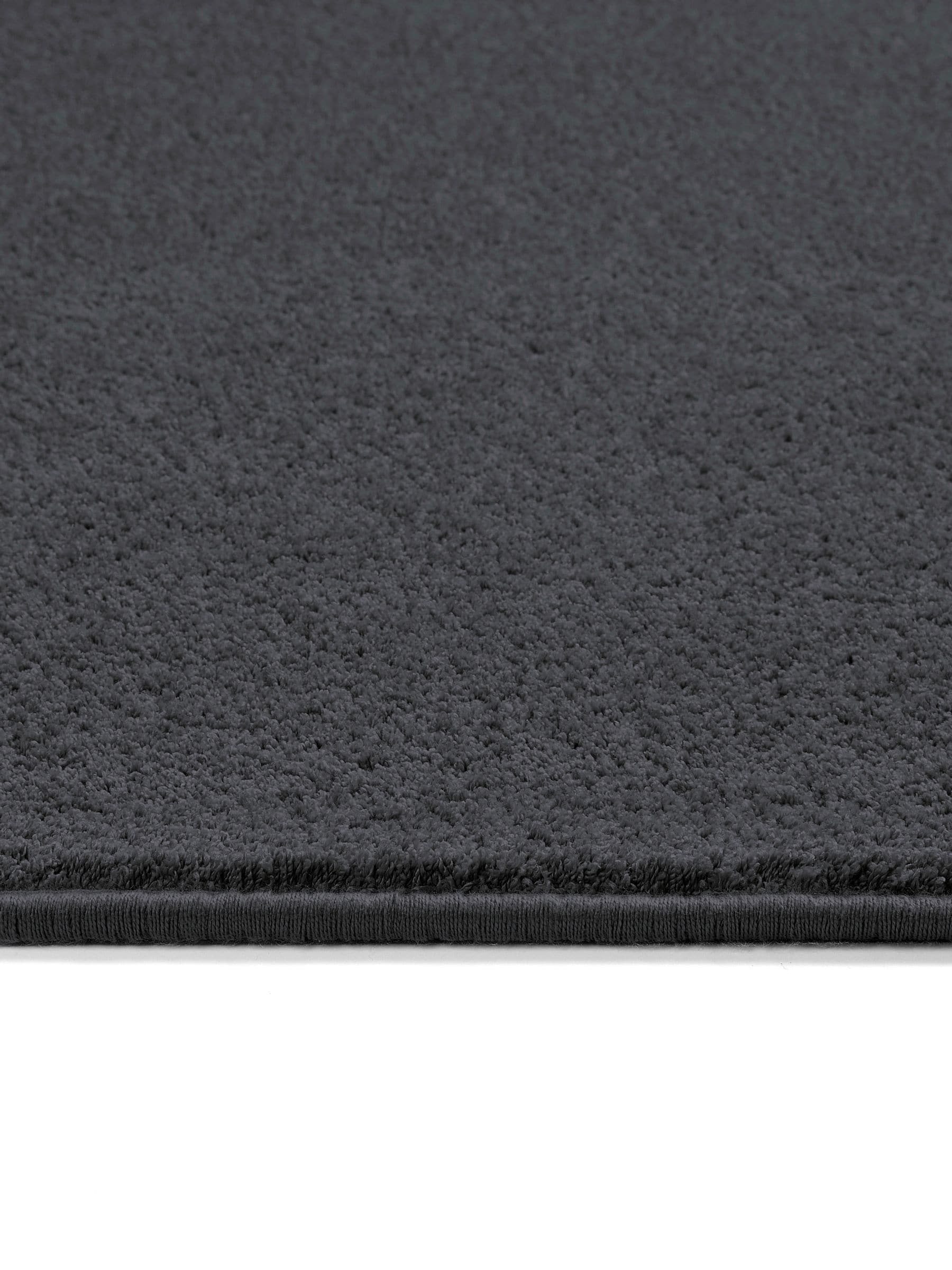 Hug Rug charcoal runner rug 67x230cm - British product