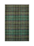 Hug Rug Emerald Isla Plaid rug 100% polyester UK version