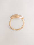 Gold tone pave sparkle ring, imported from the UK