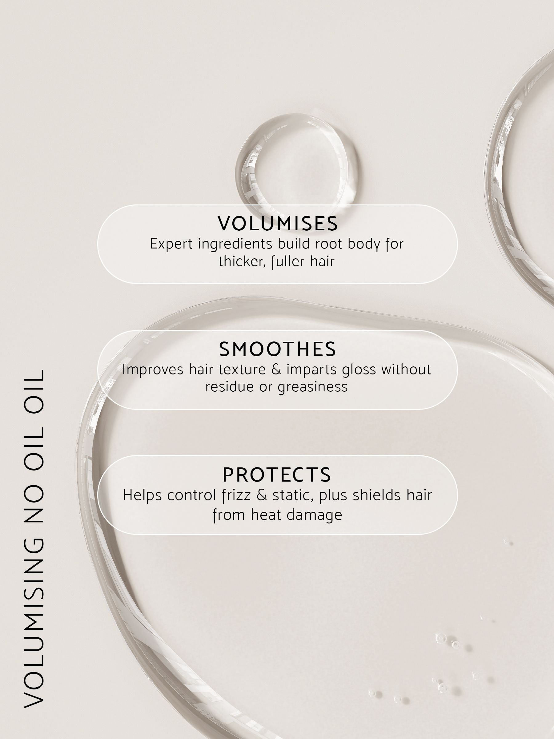 Percy & Reed Volumising No Oil Oil 60ml hair serum - British product